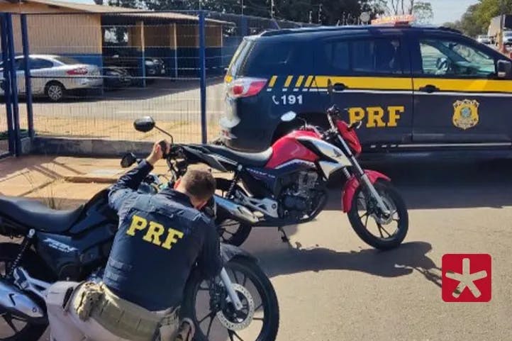 PRF recupera duas motos furtadas nos últimos 10 dias