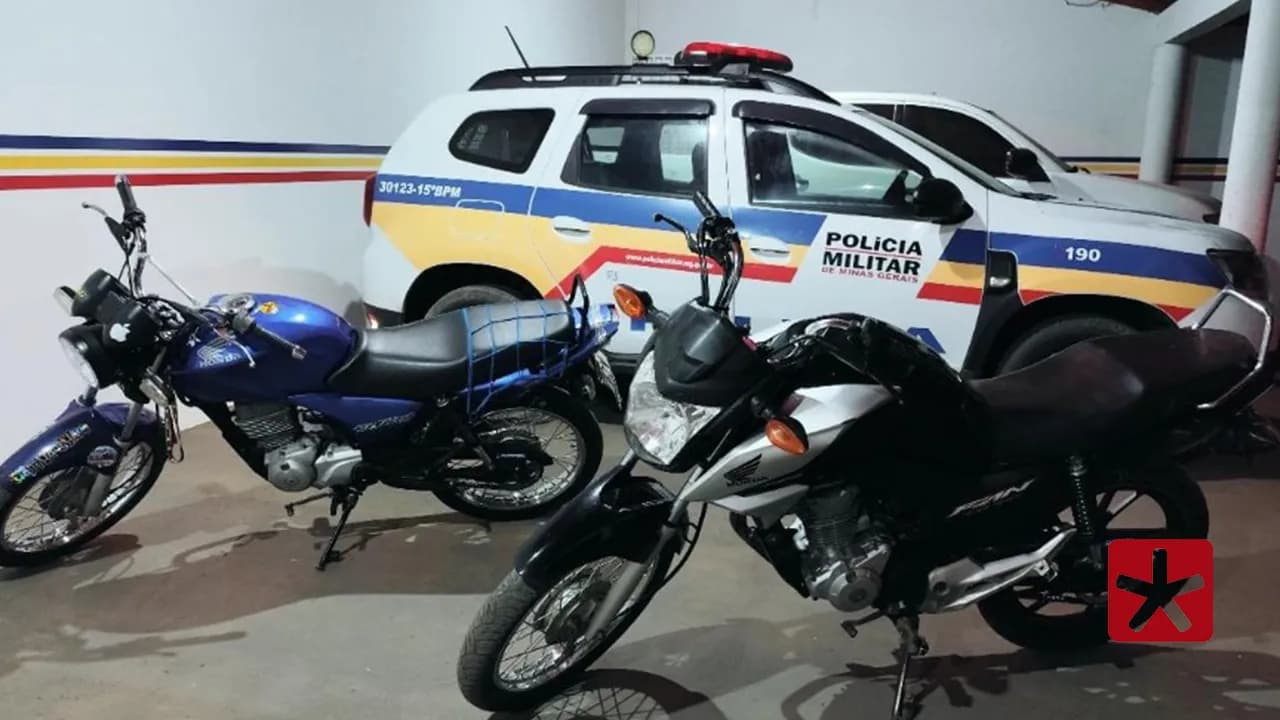 Polícia Militar apreende motocicletas em Lagoa Grande