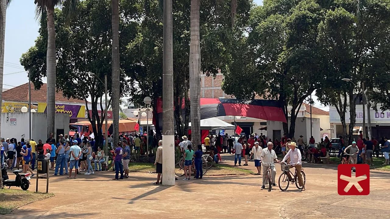 Confusão ocorreu na praça Nossa Senhora da Piedade 