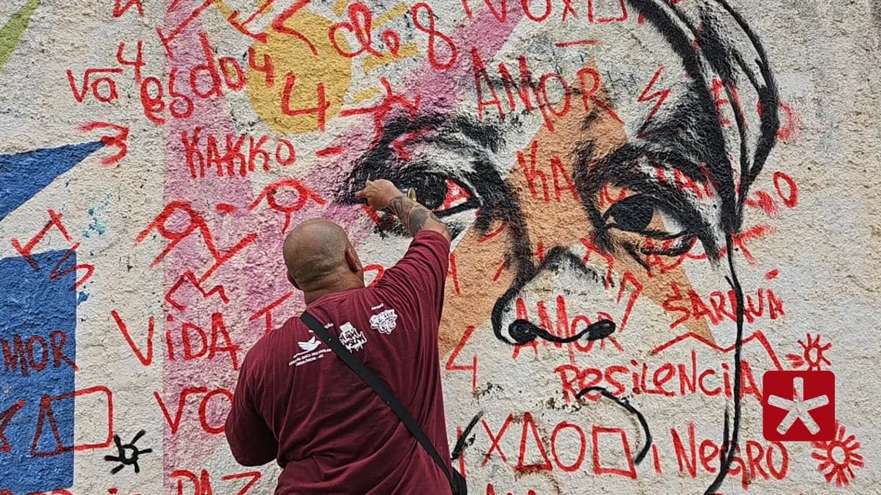 Grafite de rua em Patos de Minas 