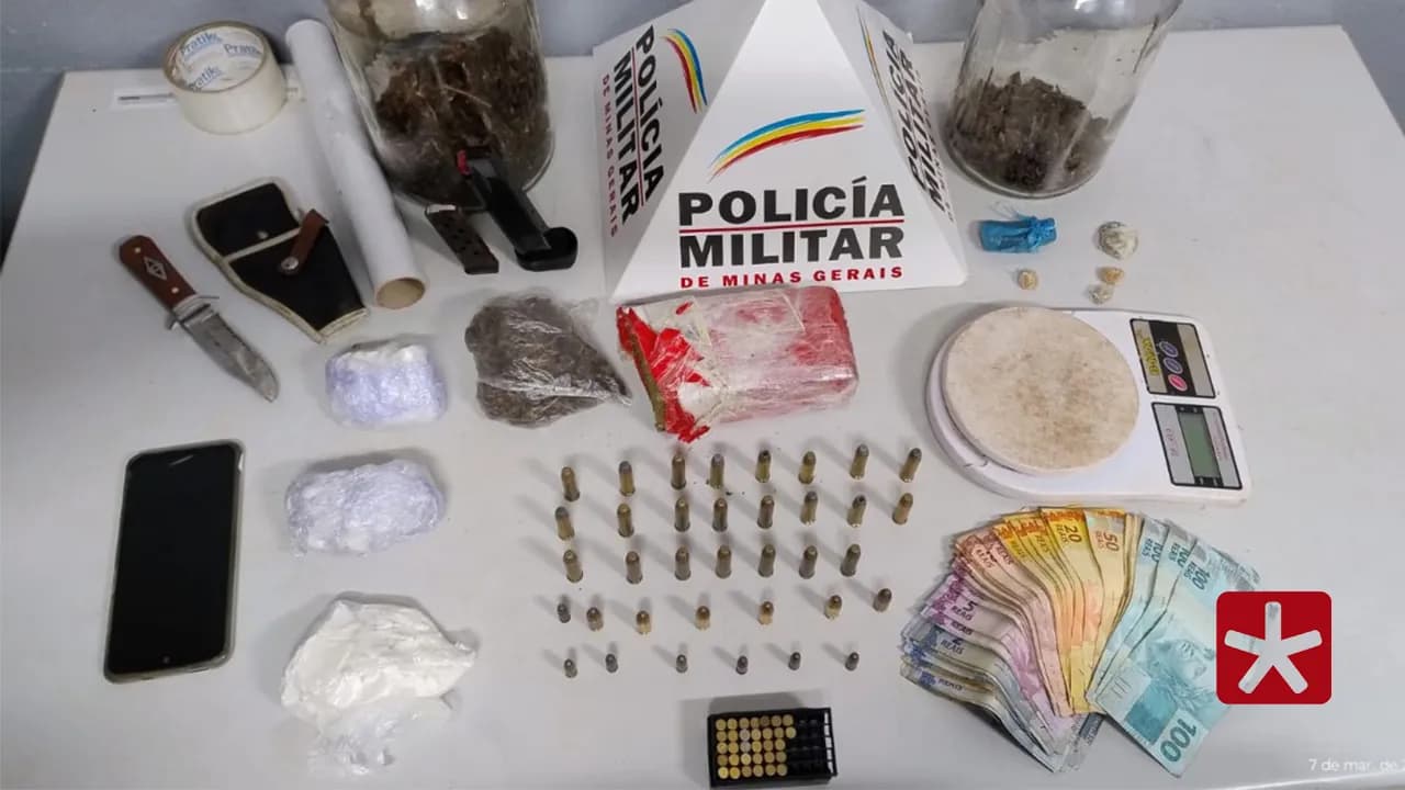 Ponto de tráfico de drogas é desarticulado pela polícia em Patos de Minas