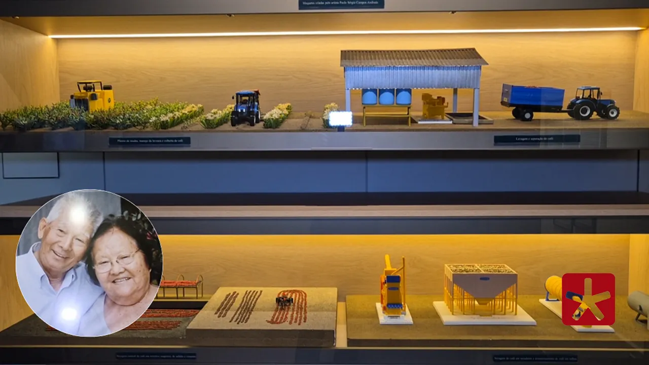 Família Nakao construiu exposição na Fazenda Catanduva para receber toda a região